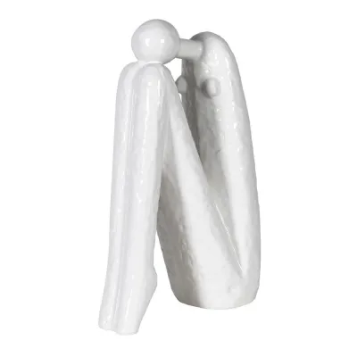 White Sitting Figurine