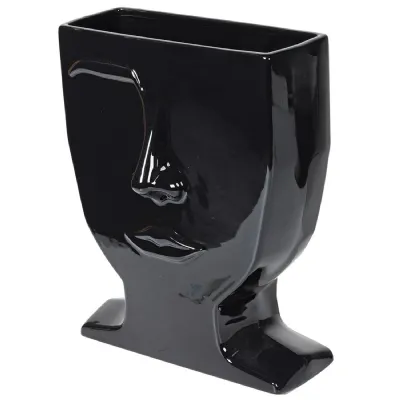 Black Male Eyebrow Vase