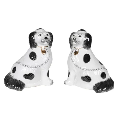 Set of 2 Staffordshire Dogs