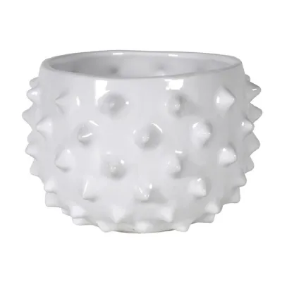 White Spike Planter