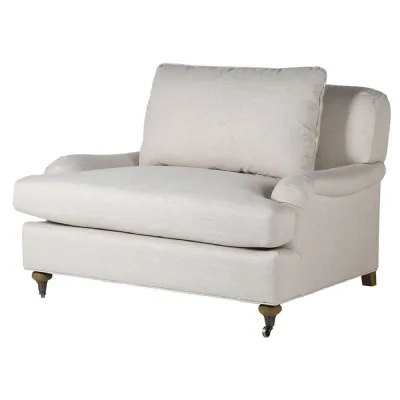Belgian Roll Love Seat