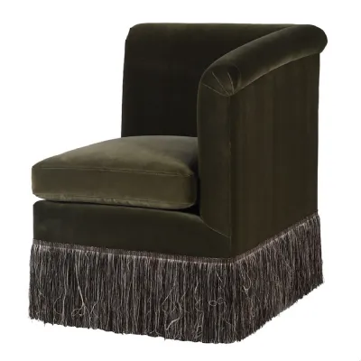 Rapini Fringed Right Hand Chair