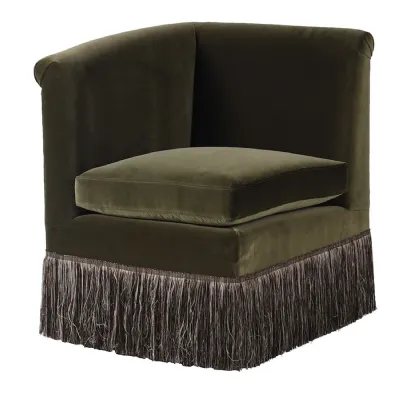 Rapini Fringed Left Hand Chair
