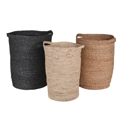 Set of 3 Water Hyacinth Baskets