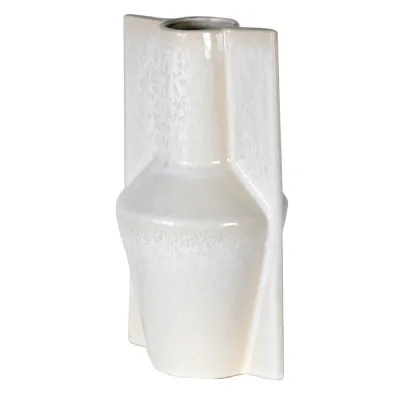 Off White Ceramic Vase