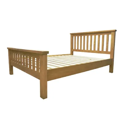 Traditional Solid Pine Kids 3ft Single Bed with Slatted Headboard