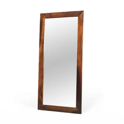 Traditional Solid Sheesham Wood Frame Tall Wall Mirror