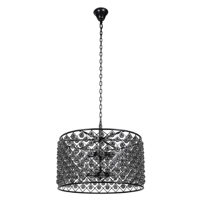 Smoked Glass Baubles Chandelier