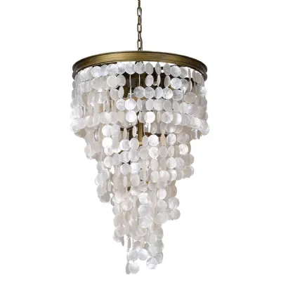 Spiral Shells Chandelier