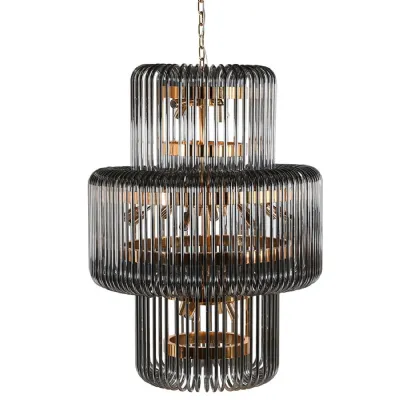 Smokey 3 Tier Chandelier