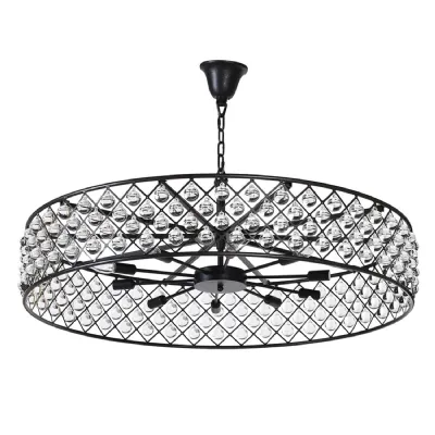 Round Glass Baubles Chandelier