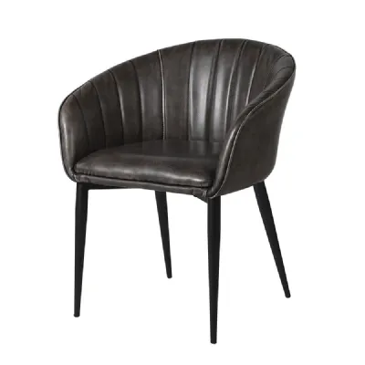Grey Curve Chair