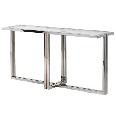 Bi Metal Steel Console Table