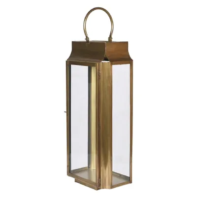 Large Antique Brass Lantern