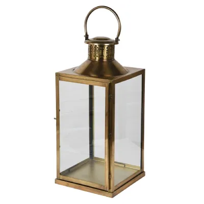 Large Antique Brass Lantern