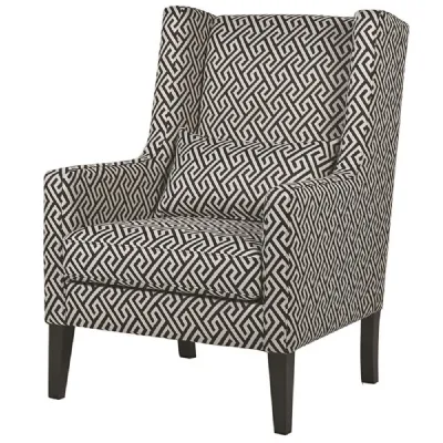 Black Aztec Club Chair