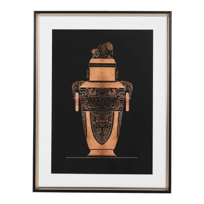 Framed Tribal Urn Print