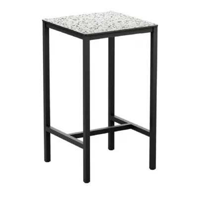 Outdoor 4 Leg 69cm Square Bar Table