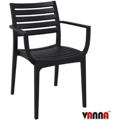 Outdoor Stacking Arm Chair