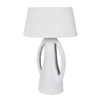 White Eco Trophy Table Lamp