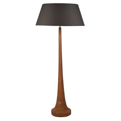 Pari Wooden Floor Lamp with Shade