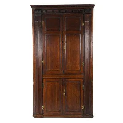 George Ii Corner Cupboard