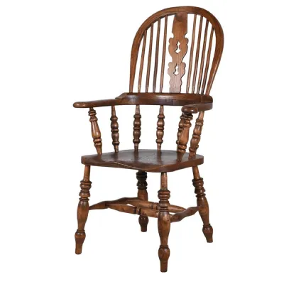 19th Cent Oak Childs Chair