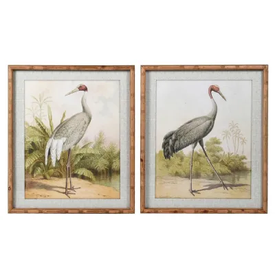 Set of 2 Stork Pictures