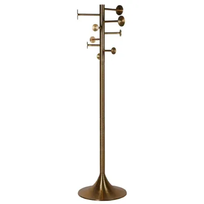 Brass Retro Multi Coat Hanger
