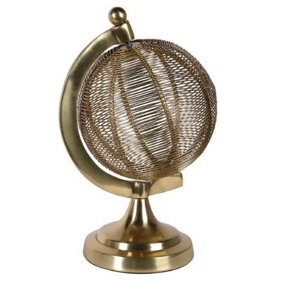 Gold Mesh Globe