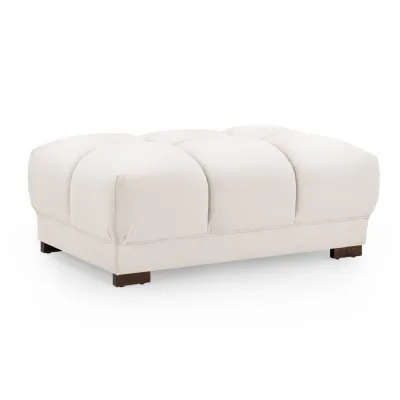 Azzuro Sofa Cream Footstool