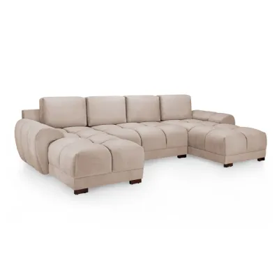 Azzuro Sofa Mocha U Shape Corner