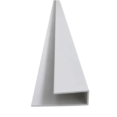 Modern White PVC Ceiling End Strips Set of 10