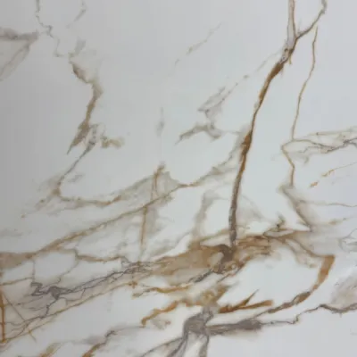 Gold And White Marble