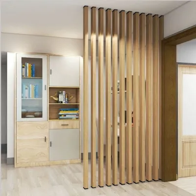 Room Divider 51a Oak Pvc 280cm (1 Pack 6pcs)