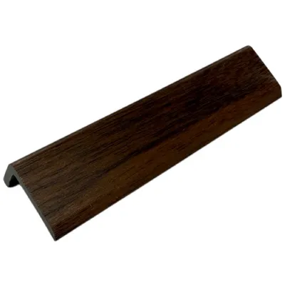 Set of 10 Modern Walnut PVC Wall Panel Trim 240cm