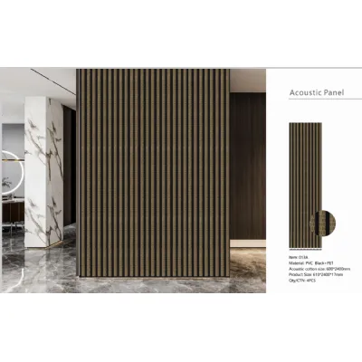 Wall Panel 013b Ps Gold And Brown Acoustic 240cm (1 Pack 4pcs)