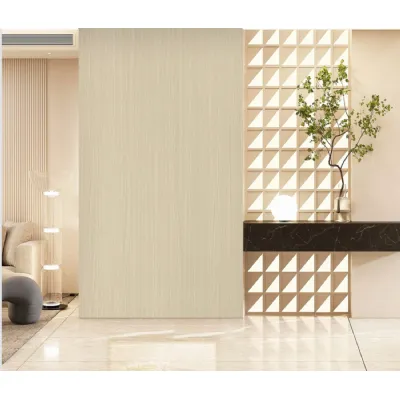 Set of 4 Modern Decorative Oak PVC Wall Boards 240cm