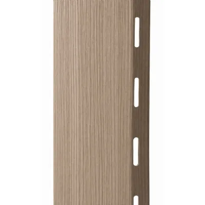 Set of 10 Modern Oak PVC Wall Panel Corner Strip 240cm