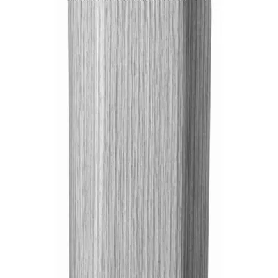 Set of 10 Modern Grey PVC Wall Panel Corner Strips 240cm
