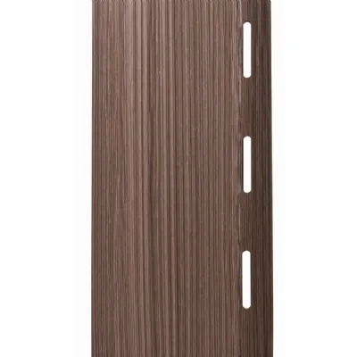 Set of 10 Modern Walnut PVC Wall Panel Corner Strips 240cm