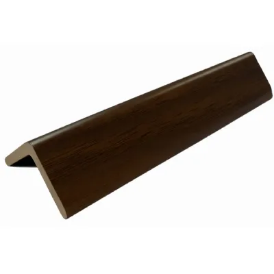 Set of 10 Modern Walnut PVC Wall Panel Trim 240cm