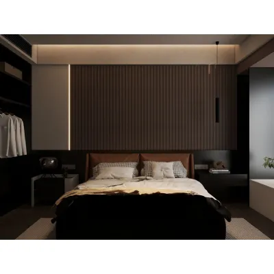 Set of 16 Modern Dark Grey Seamless PVC Decorative Wall Panels 240cm
