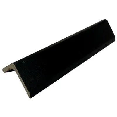 Set of 10 Modern Black PVC Wall Panel Trim 240cm
