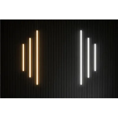 Set of 6 Modern Warm or White LED Wall Panel Lighting
