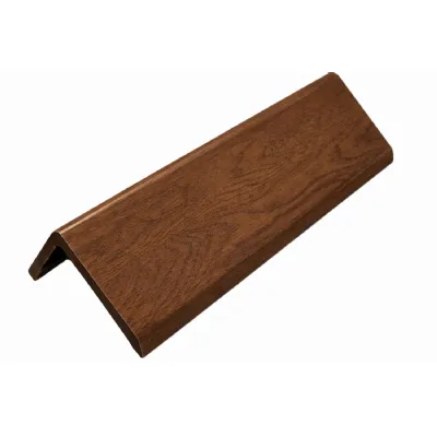 Set of 10 Modern Walnut PVC Acoustic Wall Panel Trim 240cm