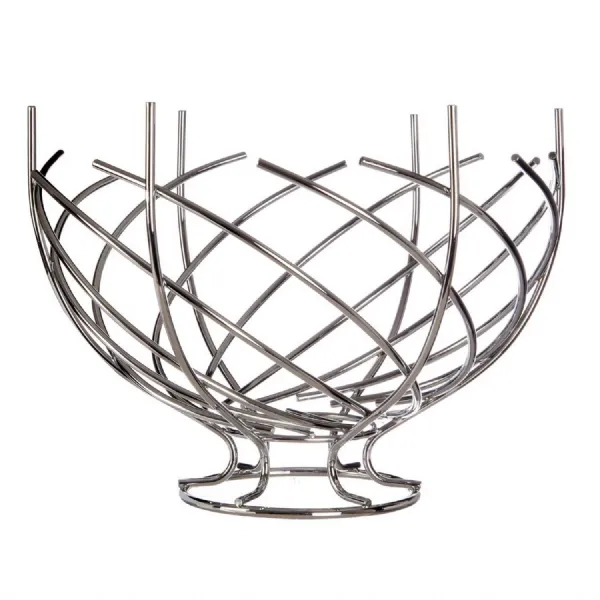 Nest Shape Fruit Basket In Chrome