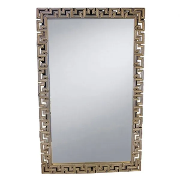 Silver Metal Wall Mirror Decorative Full Length Frame