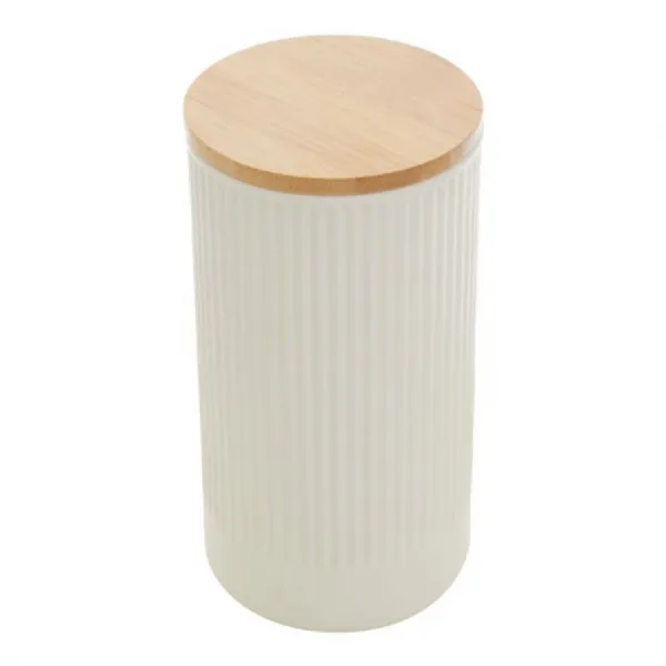 Cream Storage Canister With Air Tight Bamboo Lid 1250ml