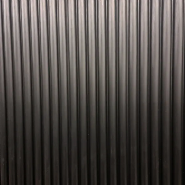 Set of 15 Metallic Silver WPC Fluted Decorative Wall Panels with Wood Effect Finish